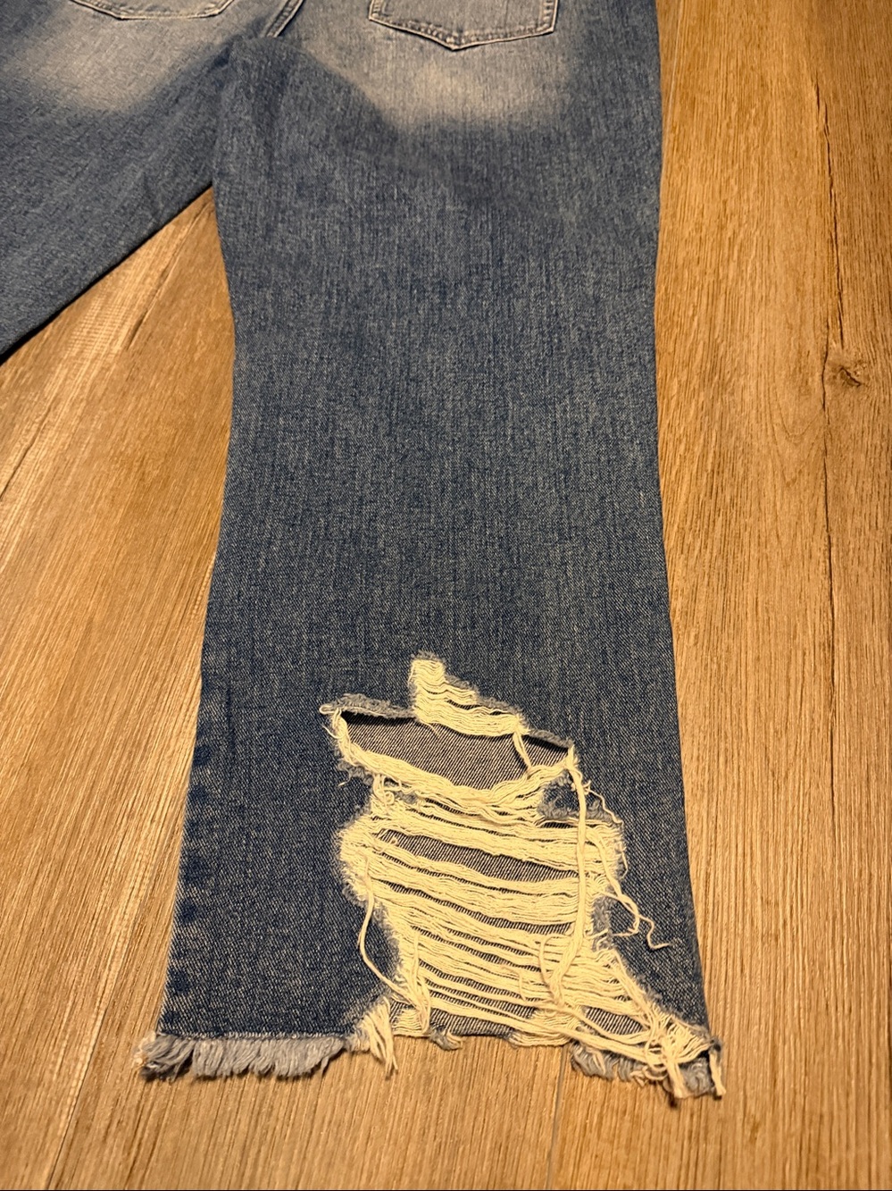 Flying Monkey Distressed Ultra High Rise Straight - Picture 9 of 9